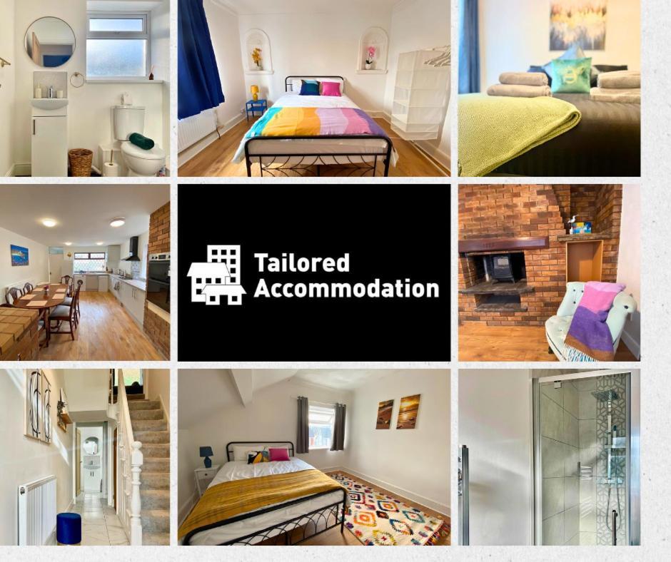 4-Bedroom Home - Perfect For Those Working In Bridgend - By Tailored Accommodation المظهر الخارجي الصورة